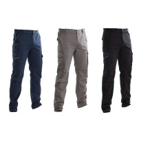 Pantalon de travail multipoches Massaua 100 % coton P&P...