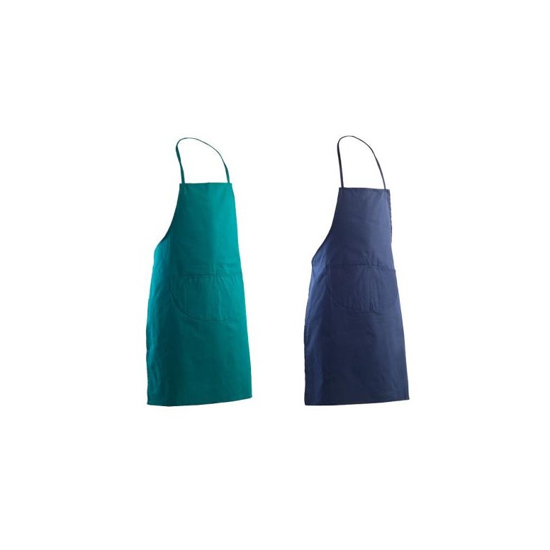 Tablier de travail avec bavette 100% coton P&P...