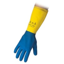 Gants en latex réutilisables bicolores Reflexx 94 2