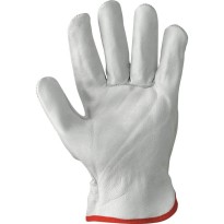 12 paires - Gants de travail en cuir de fleur de bovin... 2
