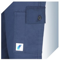 Arbeitshose mit hoher Sichtbarkeit 100 % Baumwolle, Mehrtaschen, Massaua 180BNR sommerlich leicht