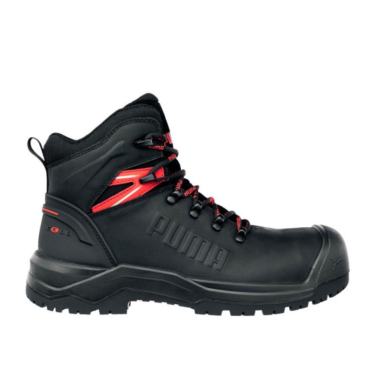 Chaussures de sécurité Puma Iron HD Black Mid...