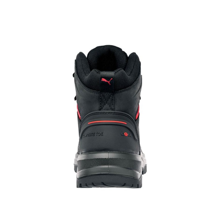 Chaussures de sécurité Puma Iron HD Black Mid...