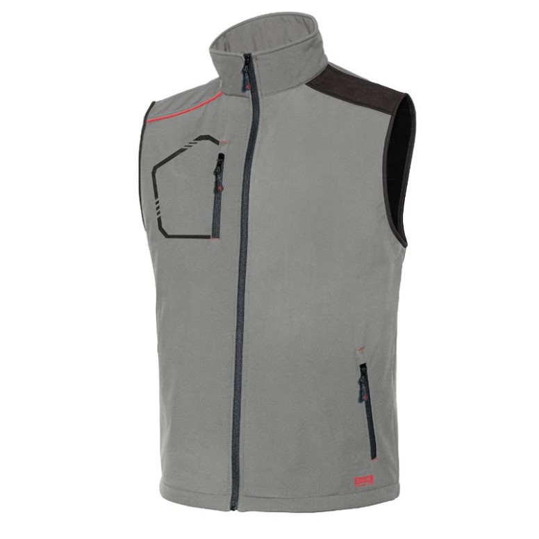 Gilet de travail Softshell Multipoches Kiddy...