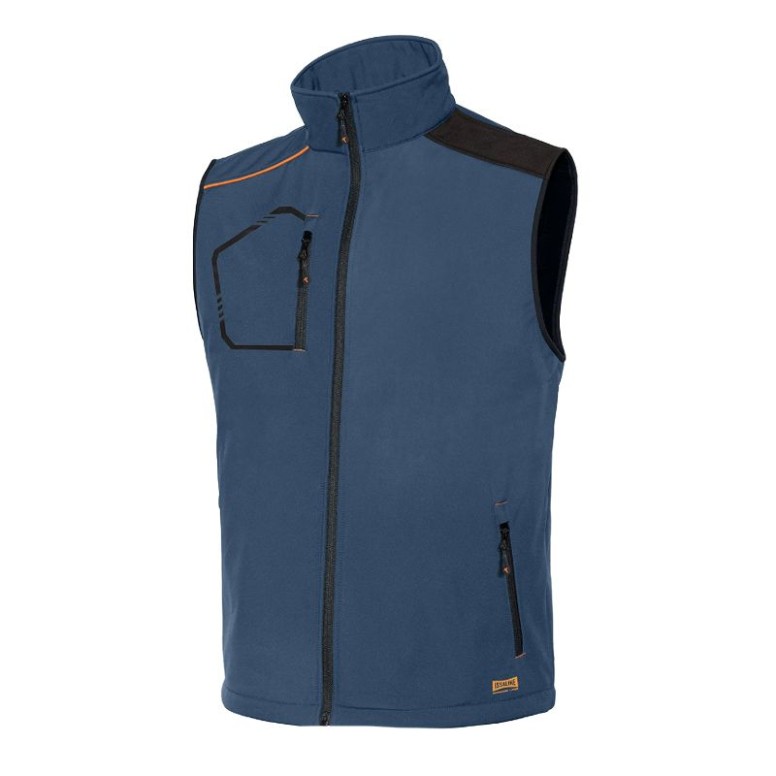 Gilet de travail Softshell Multipoches Kiddy...