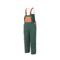 Pantalon de travail avec salopette pour bûcheron...