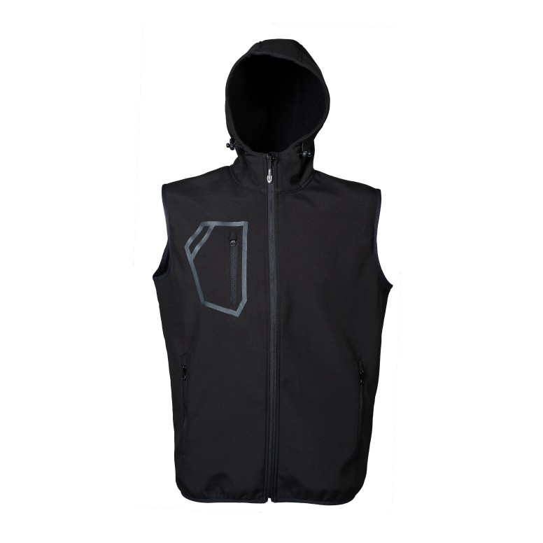 Gilet de travail Stretch Softshell Multipoches...