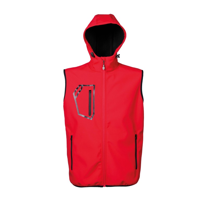 Gilet de travail Stretch Softshell Multipoches...