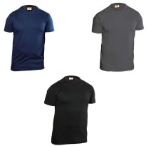 T-shirt de travail 100 % coton peigné à manches courtes...