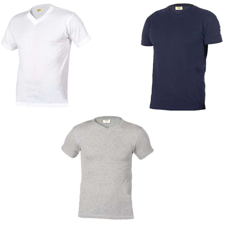 T-shirt de travail 100 % coton à manches...