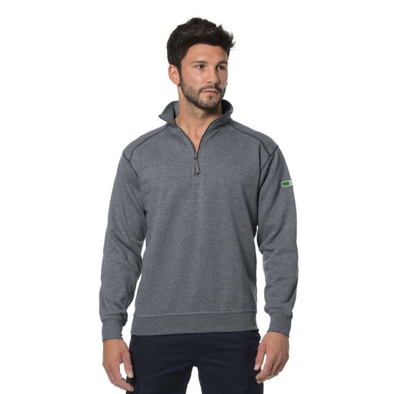 Sweatshirts de travail à demi-zip Logica AMBRA1-L