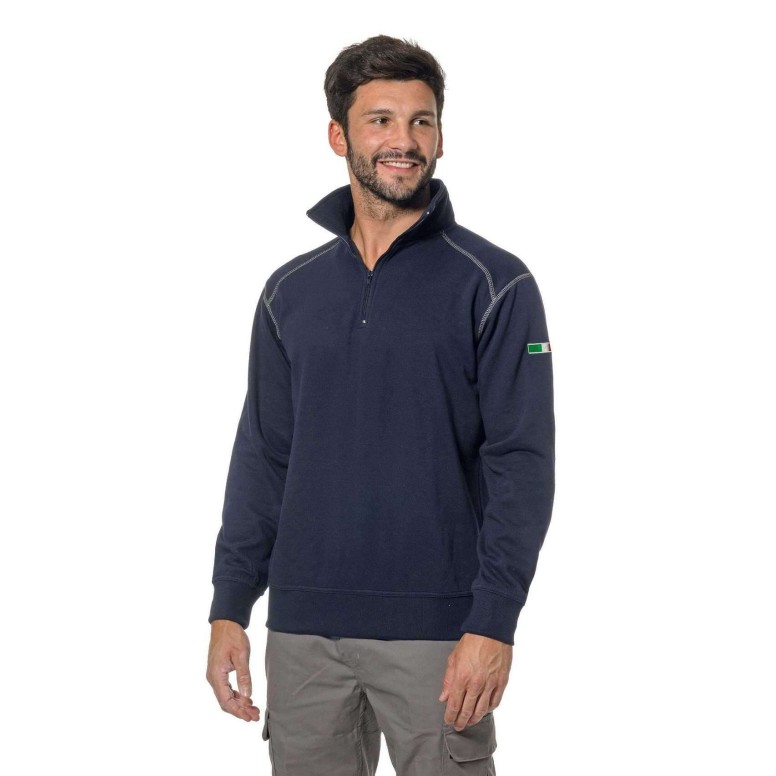 Sweatshirts de travail à demi-zip Logica AMBRA1-L