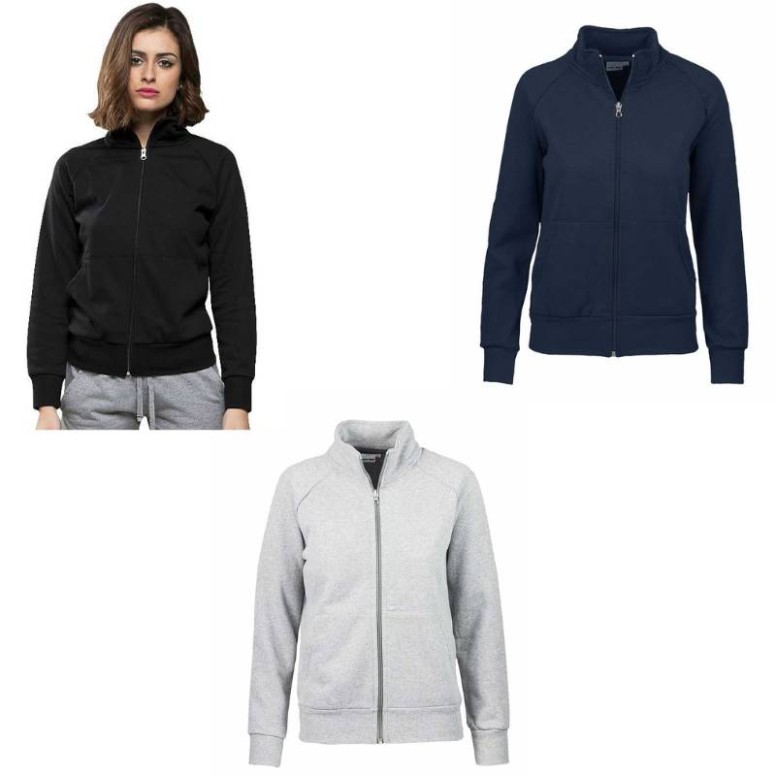 Sweats de travail pour femme avec fermeture...