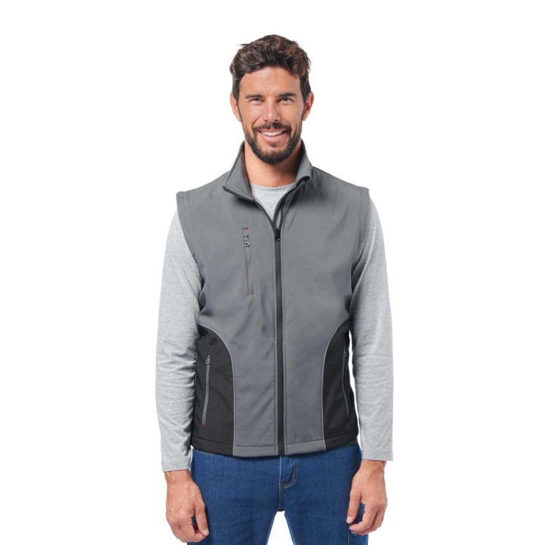 Gilet de travail Soft-shell multi-poches Logica...