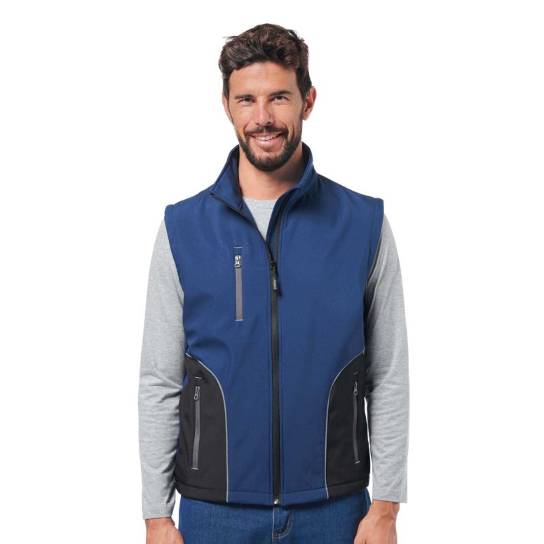 Gilet de travail Soft-shell multi-poches Logica...