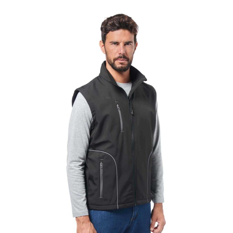 Gilet de travail Soft-shell multi-poches Logica...