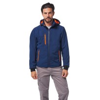 Veste de travail multi-poches avec capuche amovible Soft-Shell Logica NORDIC1-L