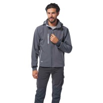 Veste de travail multi-poches avec capuche amovible Soft-Shell Logica NORDIC1-L