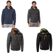 Veste de travail Soft-Shell avec capuche amovible...