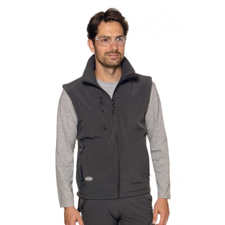 Gilet de travail Soft-Shell Multipoches Logica...