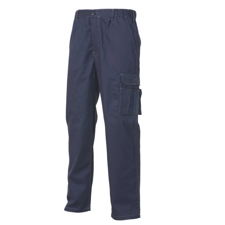 Pantalon de Travail Multi-poches 100% Coton...