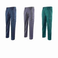 Pantalon de travail multipoches 100 % coton Logica 9030BLU-L
