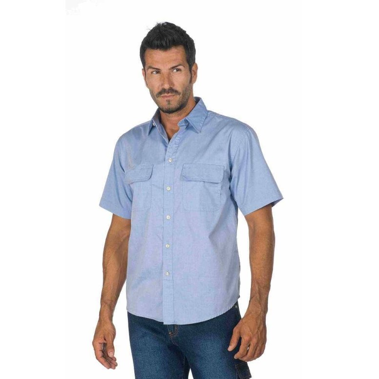 Chemise de travail à manches courtes en...