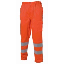Pantalon de travail multipoches haute visibilité Logica...