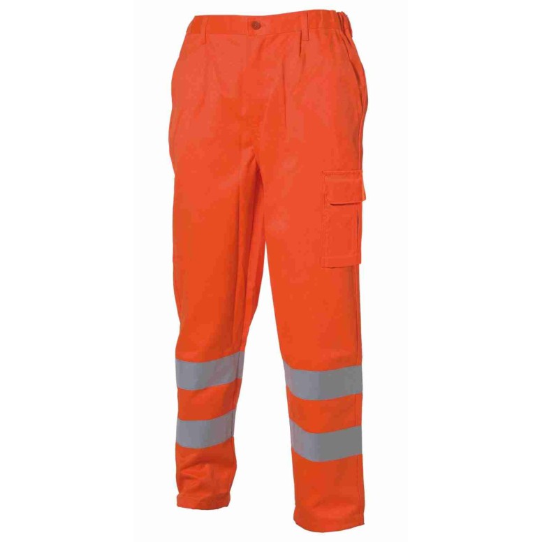 Pantalon de travail multipoches haute...
