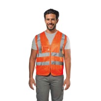 Gilet de travail d'été haute visibilité Logica HV015/AR-L