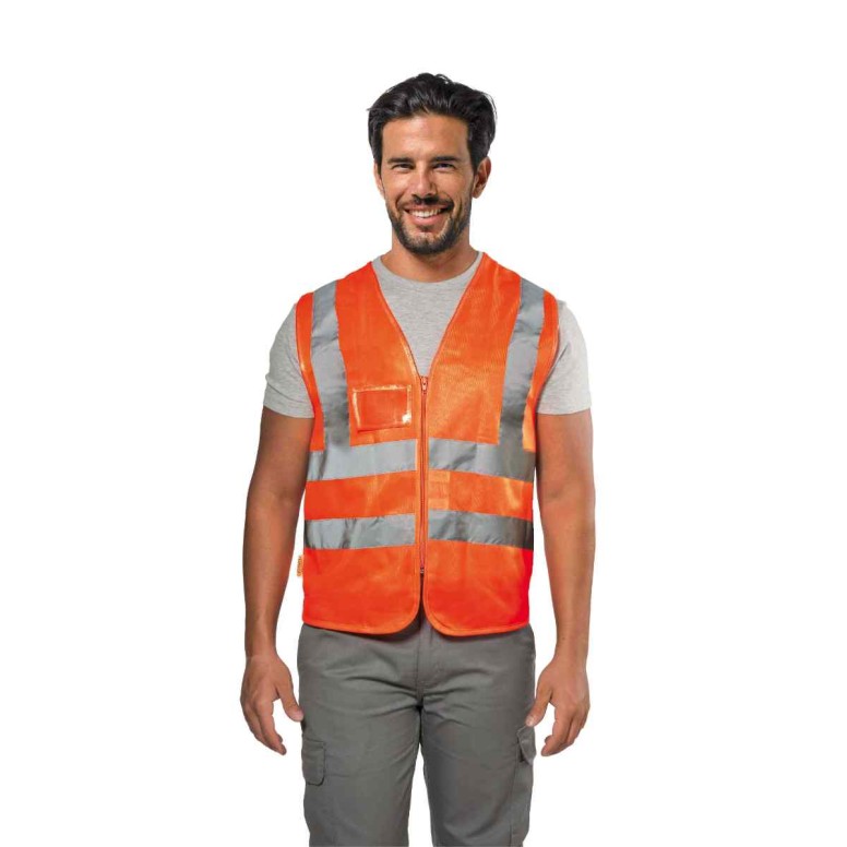 Gilet de travail d'été haute visibilité Logica...