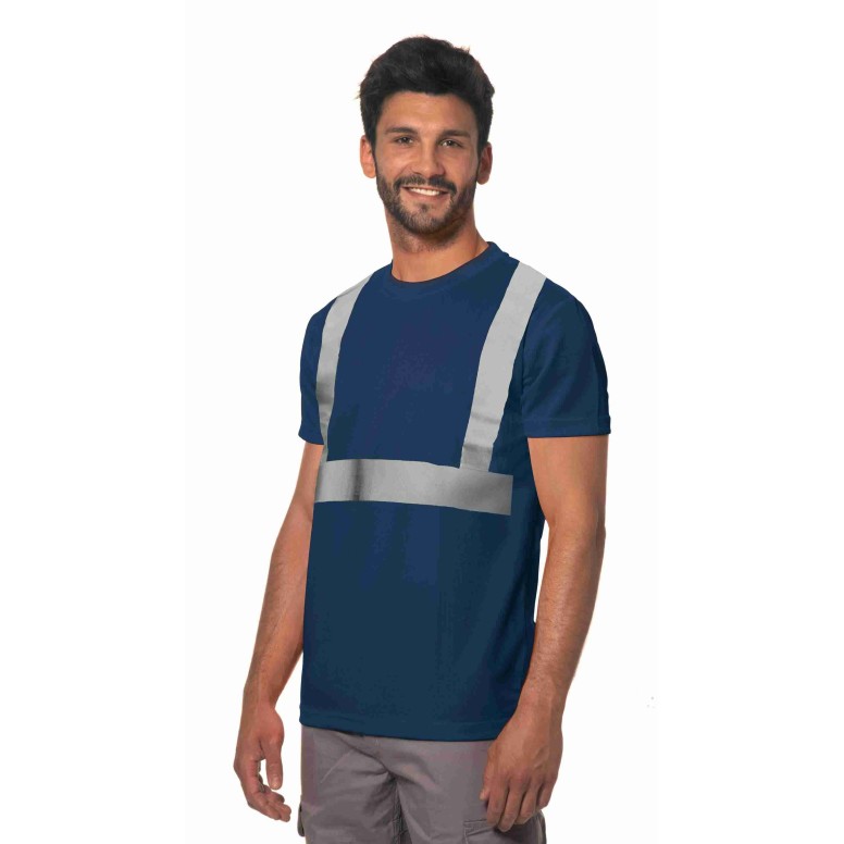T-shirt de travail Haute visibilité 100 % coton...