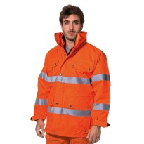 Parka de travail multipoches imperméable coupe-vent haute visibilité hiver Logica REGALHV/AR-L