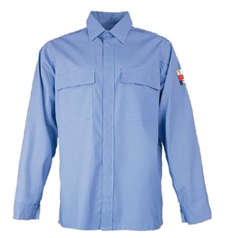 Chemise de travail Ignifuge Antiacide manches...