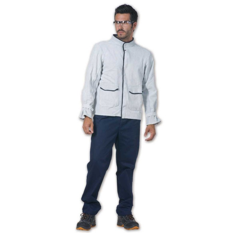 Veste de travail en croûte pour soudeur Logica...