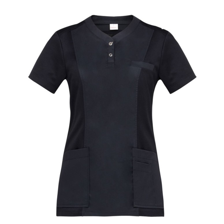 Blouse de travail Multipoches Stretch Femme...
