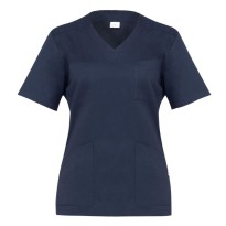 Blouse de travail 100% coton multipoches Milena femme...