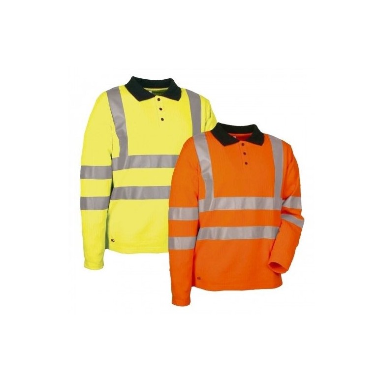 Tous Dehors - Polo de travail Haute visibilité...