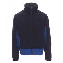 Tous Dehors - Veste Softshell Multipoches Ergonomique Bicouleur Storm - Payper AY 7237 taille 4xl couleur bleu marine bleu royal