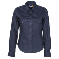 Tous Dehors - Chemise de travail 100% Coton Trophy Femme - Payper TROPHY LADY - taille L blanc