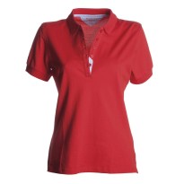 Tous Dehors - Polo manches courtes 100% Coton Glamour - Payper AY 7413 - taille XL Rose