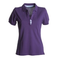 Tous Dehors - Polo manches courtes 100% Coton Glamour - Payper AY 7413 - taille XL Rose