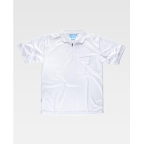 Tous Dehors - Polo de travail Workdry manches courtes S6510 - Workteam taille L couleur blanc