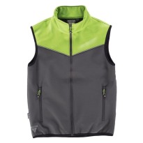 Tous Dehors - Workshell waistcoat combinaison sportive à col haut - Workteam taille 3xl couleur vert jaune