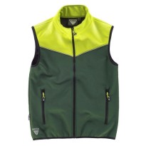 Tous Dehors - Workshell waistcoat combinaison sportive à col haut - Workteam taille 3xl couleur vert jaune