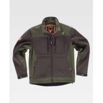 Tous Dehors - Veste de travail Workshell Chasse Stretch S8620 - Workteam taille 2xl couleur noir gris