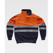 Tous Dehors - Sweatshirt de travail Col montant Haute...