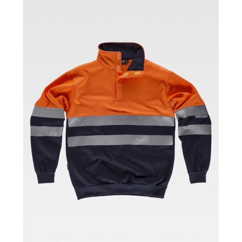 Tous Dehors - Sweatshirt de travail Col montant...