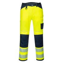 Tous Dehors - Pantalon de travail PW3 Haute visibilité Portwest PW340 taille 36 couleur jaune marine