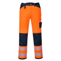 Tous Dehors - Pantalon de travail PW3 Haute visibilité Portwest PW340 taille 36 couleur jaune marine